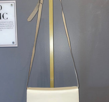 Ferragamo Flap Cream Crossbody Bag