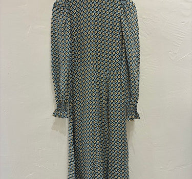 Reformation patterned long dress