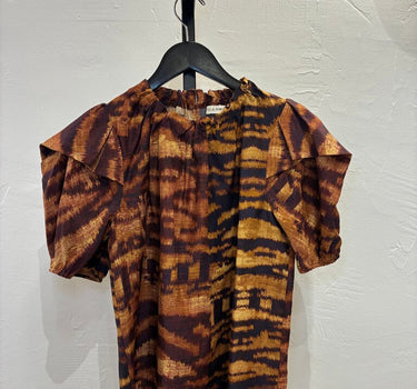 Ulla Johnson Printed Neema Silk Blouse Size 0