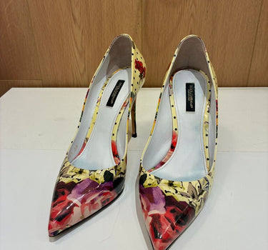 Dolce & Gabbana Floral Print High Heels Size 39