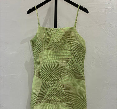 The Bar Green Textured Mini Dress sz 10