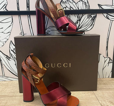 Gucci Women's High Heeled Sandals Size 36.5
