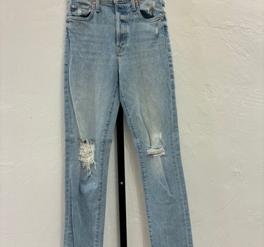 Mother High Rise Straight Leg Jeans Size 24
