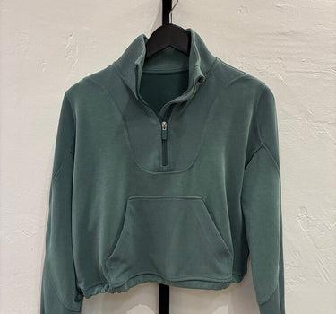 Lululemon Cropped Quarter-Zip Pullover Size 4