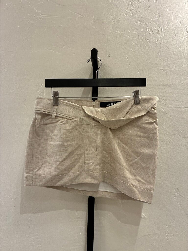 Jacquemus Le Chouchou Linen Skirt Size 40