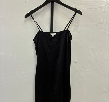 Fleur du Mal Black Silk Slip Dress SIze S