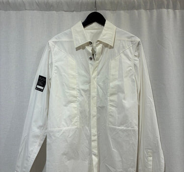 Rick Owens Fogachine S/S 2022 White Shirt Size 36