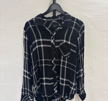 Rails Plaid Button-Up Shirt- Large