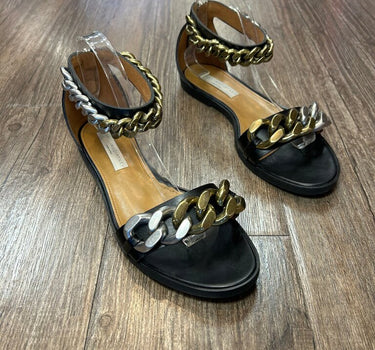Stella McCartney Black Chain Strap Sandals Size 41