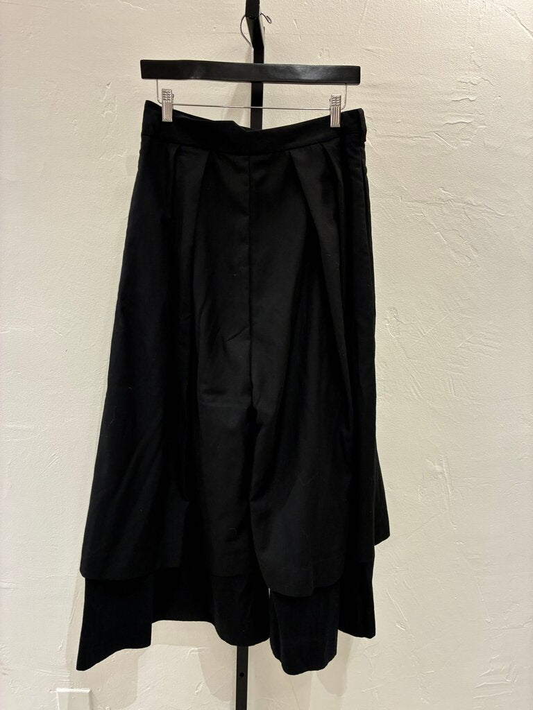 Yeung Chin Double Layered Black Skirt Pant