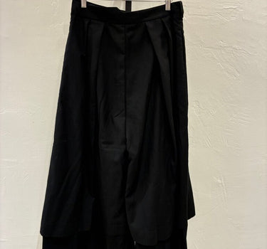 Yeung Chin Double Layered Black Skirt Pant