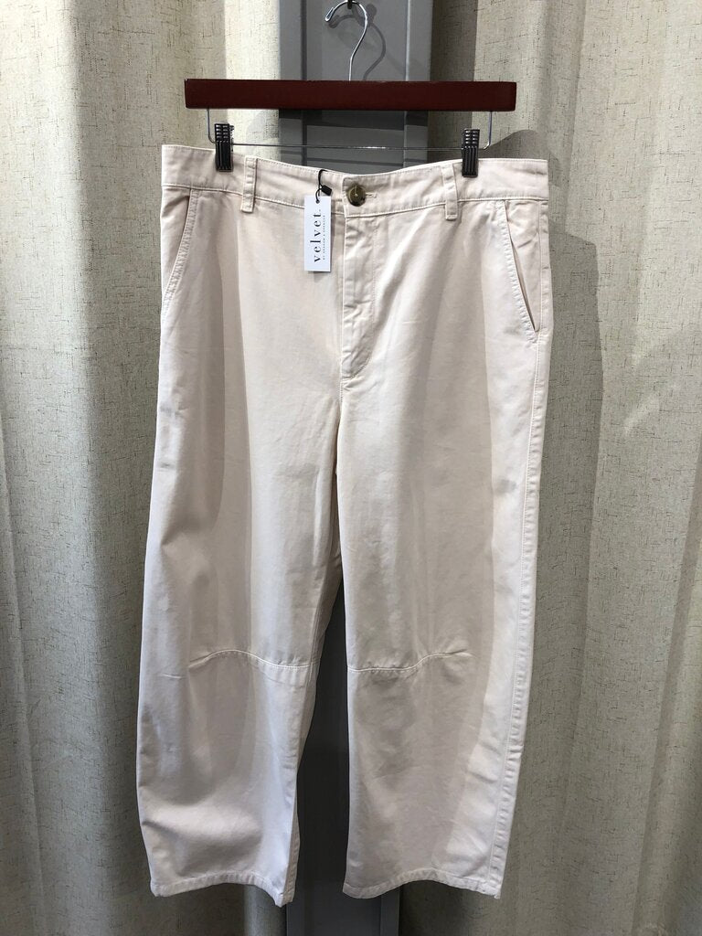 Velvet by Graham & Spencer Beige Wide Leg Pants size 10