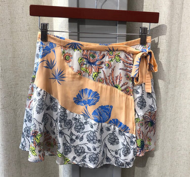 Free People Floral Print Mini Skort size 0