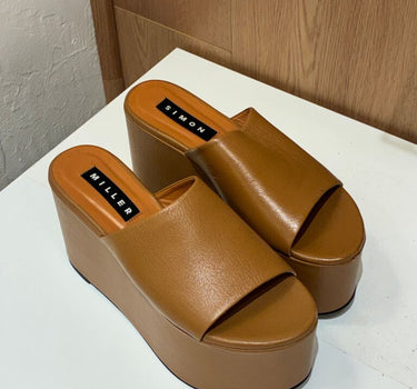 Simon Miller Brown Platform Leather Sandals Size 39