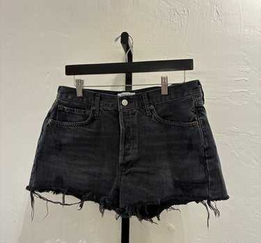 AGOLDE High-Waisted Black Denim Shorts sz 29
