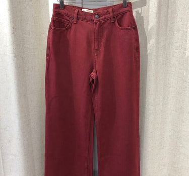 We The Free Wide Leg Red Jeans size 25