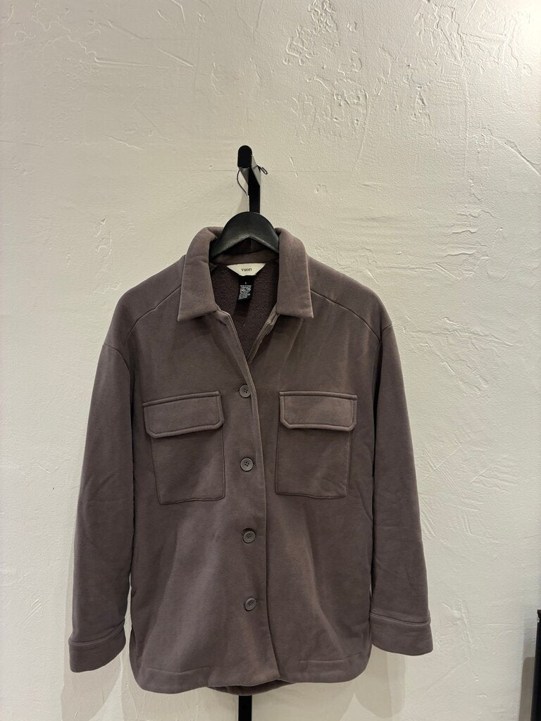 Vuori Oversized Fleece Jacket Size S