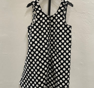 Maeve Polka Dot Sleeveless Dress Size L