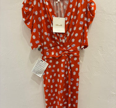 Diane von Furstenberg NWT Dot Print Dress Size XXS