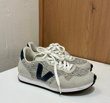 Veja Tweed Grey and Navy Sneakers Size 7