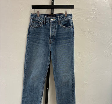 Veronica Beard Daniela High-Waisted Straight Leg Jeans Size 25