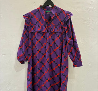 Clare V. Charlotte Printed Midi Dress Size M