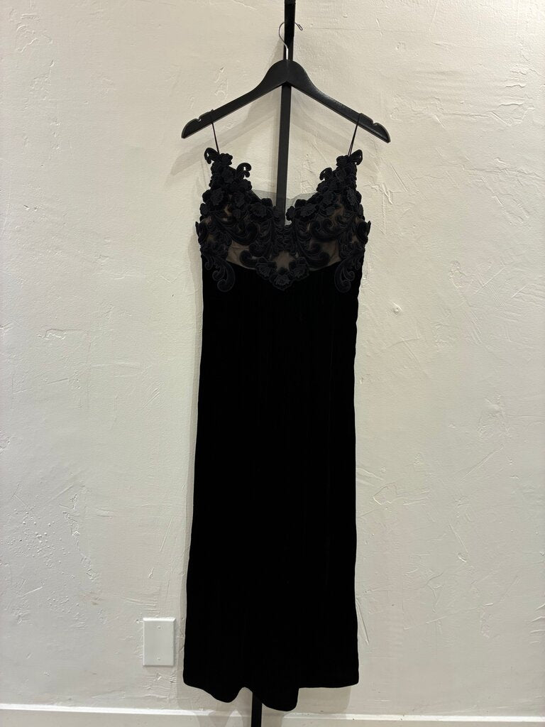Zimmermann Black Velvet Dress- 2