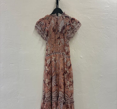 Ulla Johnson Floral Pattern Maxi Dress- 0