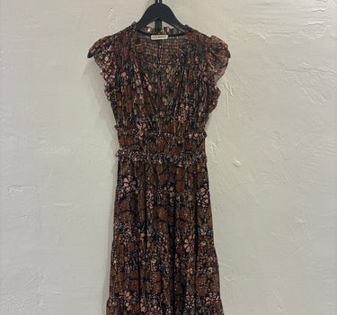 Ulla Johnson Floral Print Midi Dress-0
