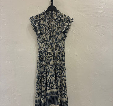 Ulla Johnson Floral Print Cap Sleeve Dress- 0