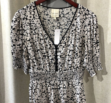 Tracy Reese Anthropologie Floral Peplum Top Size Small