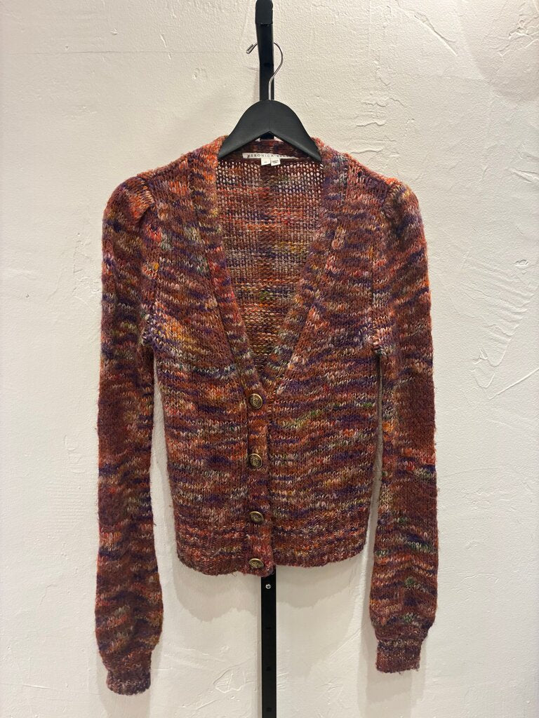 Veronica Beard Multicolor Knit Cardigan Size XS