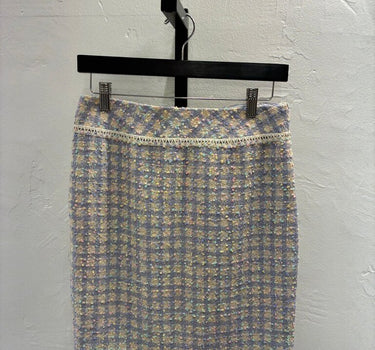 Chanel Boutique Tweed Skirt Size 38