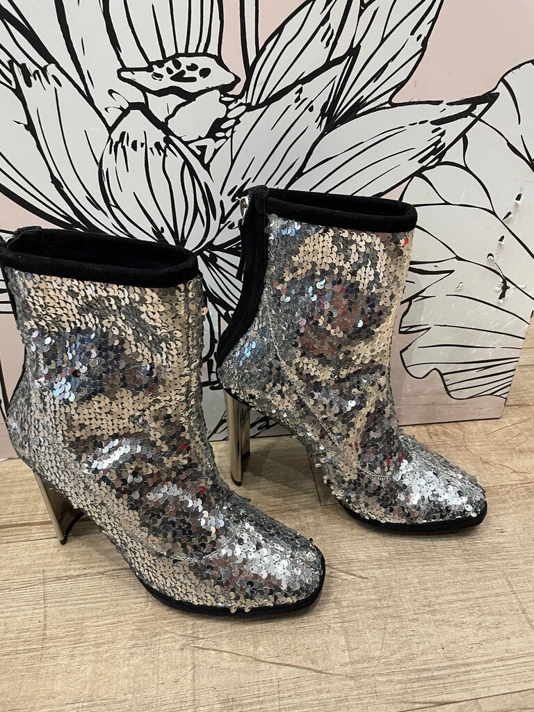 Giuseppe Zanotti Sequin Ankle Boots sz 37.5