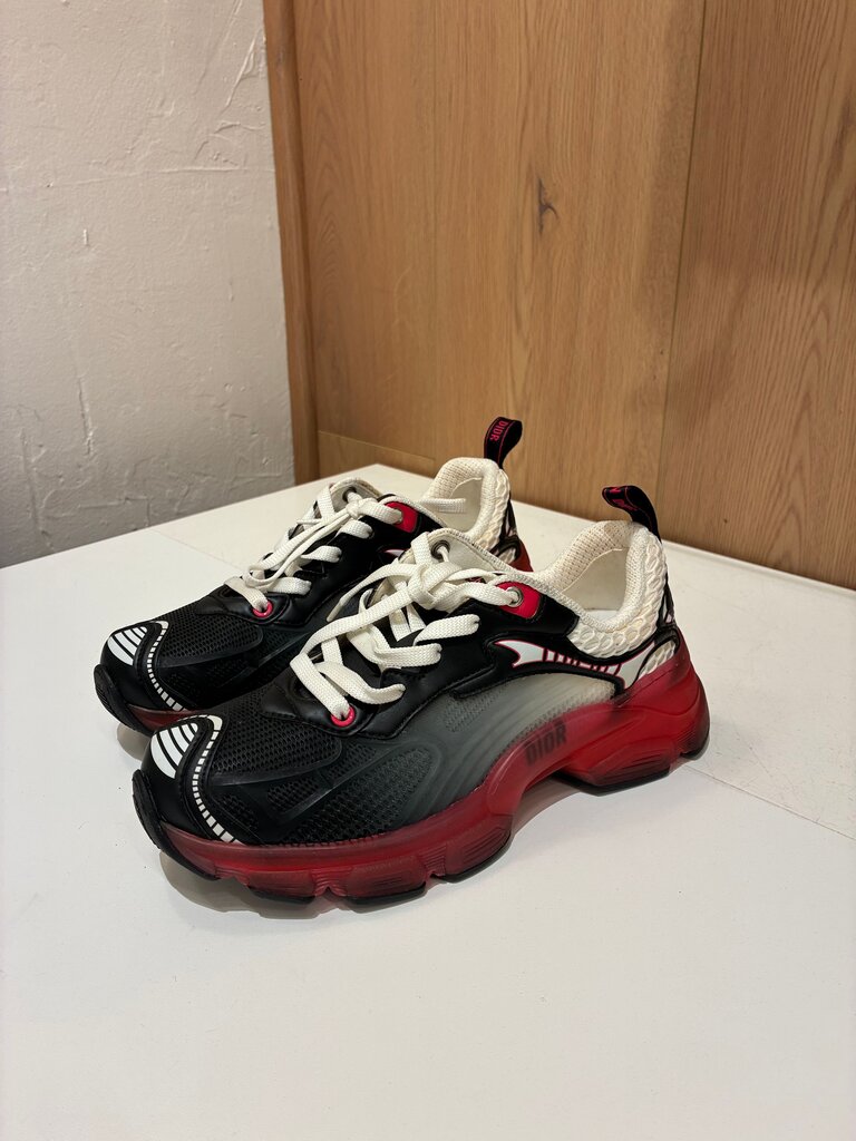 Dior Black and Red Sneakers Size 36
