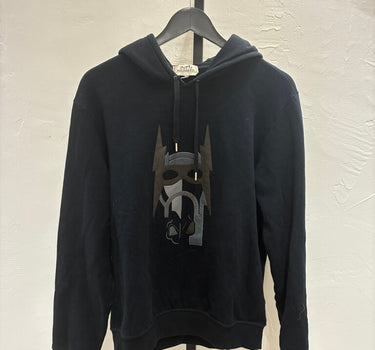 Hermes Black Graphic Hoodie estimated M
