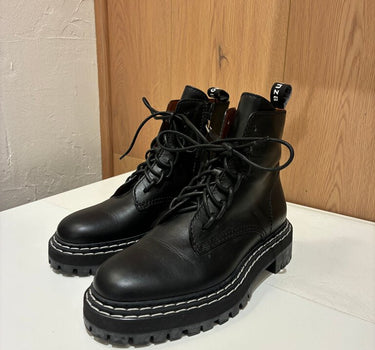 Proenza Schouler Leather Bombat Boots SIZE 38.5