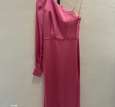 IeeNa for Mac Duggal Pink One Shoulder Jumpsuit