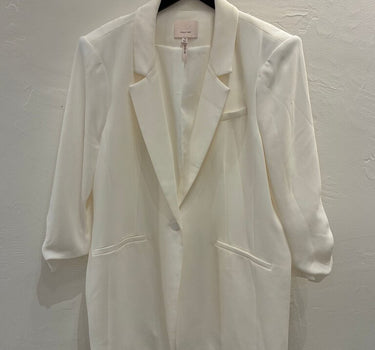 Cinq à Sept White Khloe Blazer Size 14