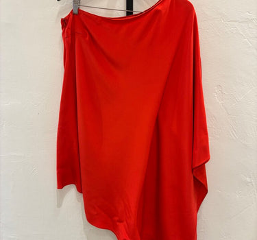 Jay Godfrey Red One Shoulder Dress Size 6