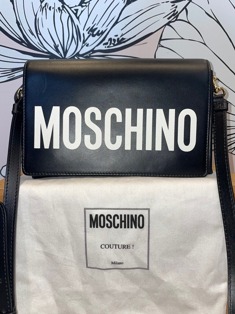 Moschino Black Shoulder Bag