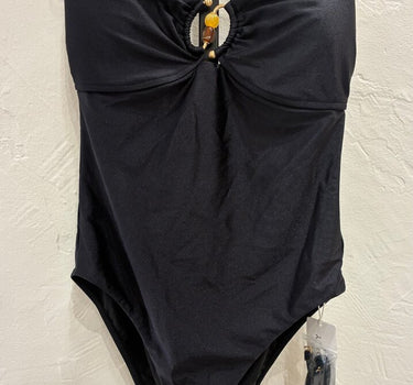 Seafolly NWT Black One-Piece Swimsuit Size 8
