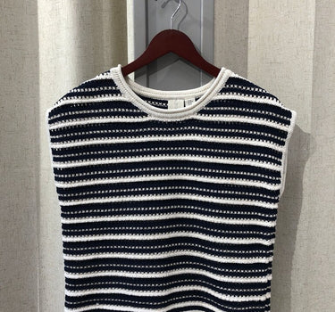 Joie Striped Knit Sweater Tee Size Medium
