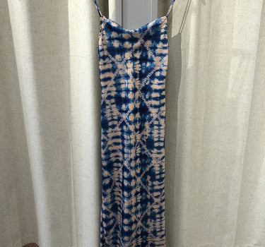 Skatie Blue Tie-Dye Maxi Dress Size XS
