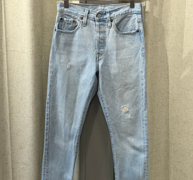 Levi's Light Wash Distressed Jeans size 25
