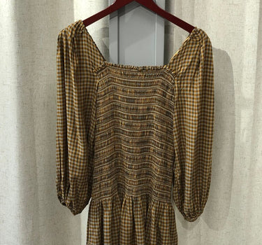 Urban Outfitters Gingham Smocked Dress size XS