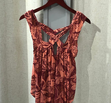Free People Floral Flowy Top size XS