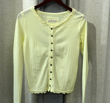 We The Free Yellow Long Sleeve Top size XS
