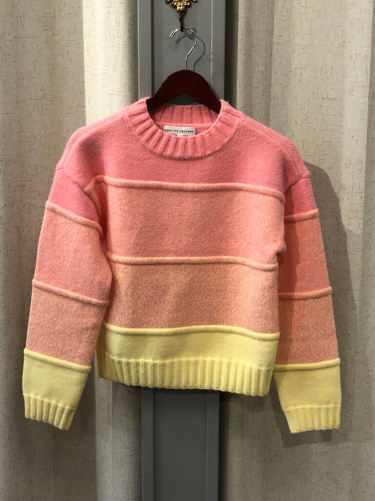 English Factory Color Block Sweater size XS