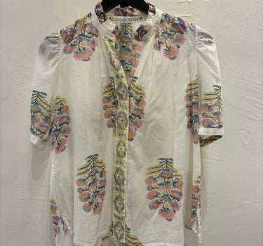 ALIX of BOHEMIA Floral Blouse Size XS